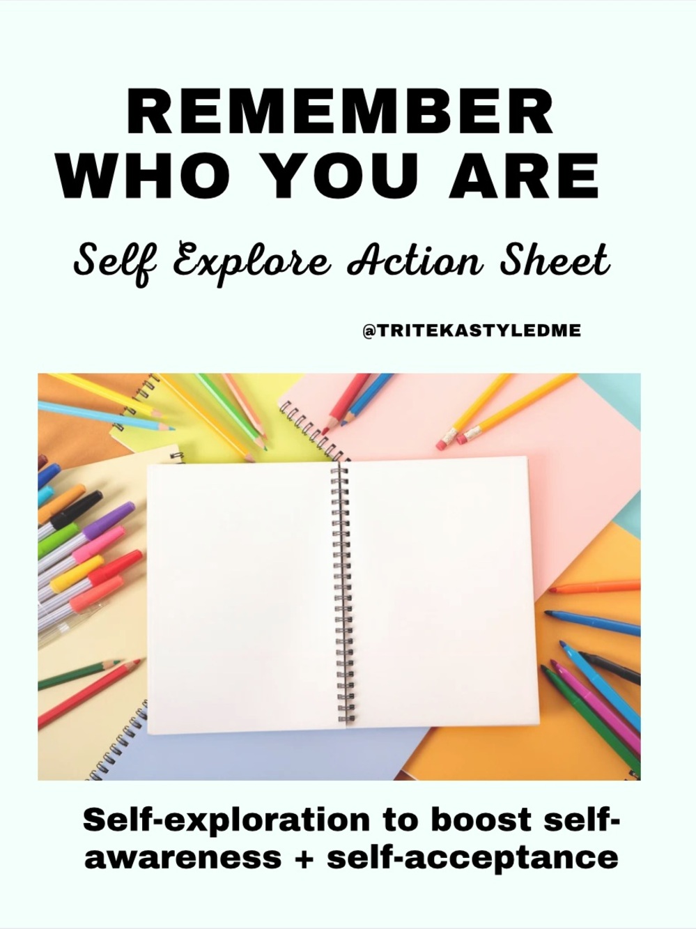 Remember Who You Are - Self Explore Action Sheet - Picture 1 of 1